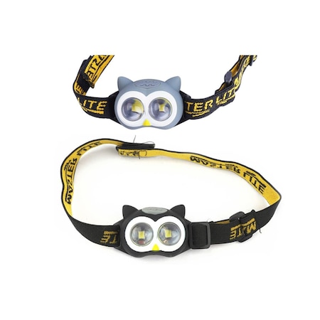 Superjock Owl LED HeadLamp, Assorted Color, 18PK SU1684594